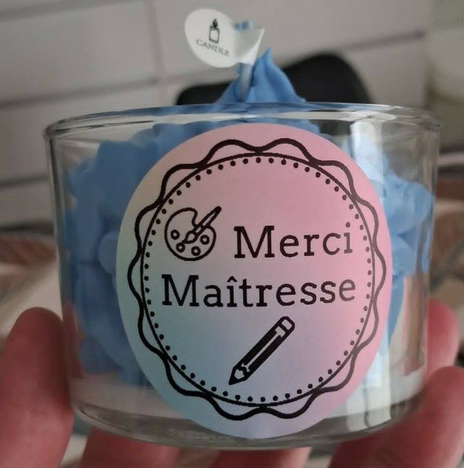 Adoucissant cadeau pour l'école (étiquette au choix)