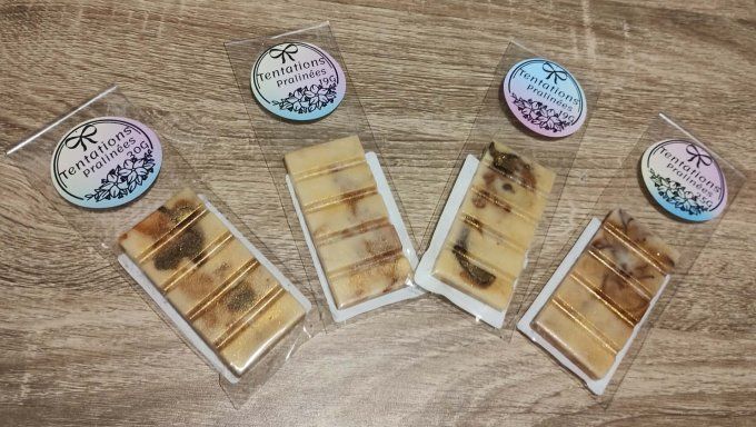 Tablette de fondant parfumé Rocher Praliné